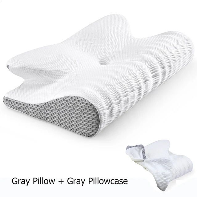 Gray Pillow And Case