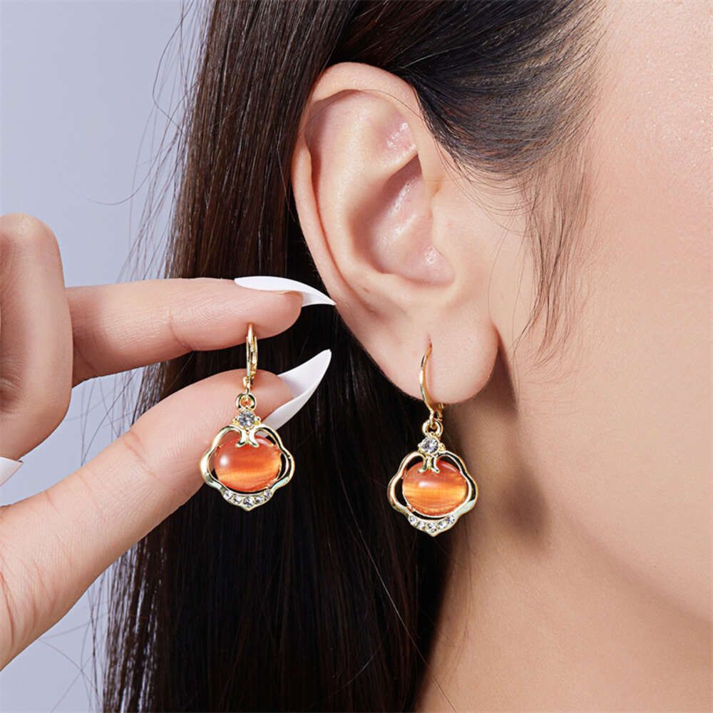 Earrings - Orange