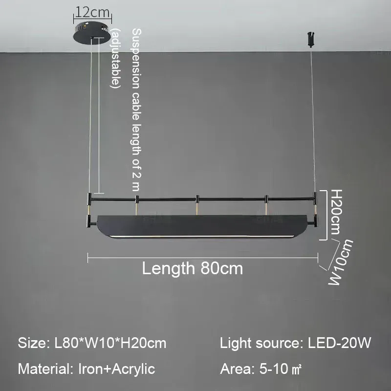 Zimna biała światło 80 cm