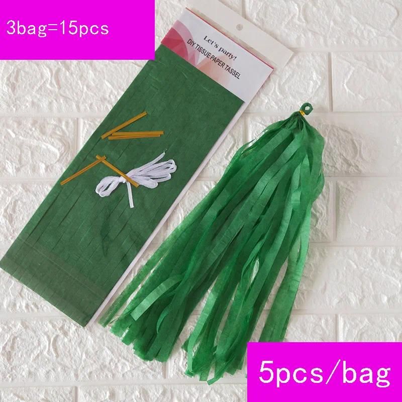 China Dark green 15pcs