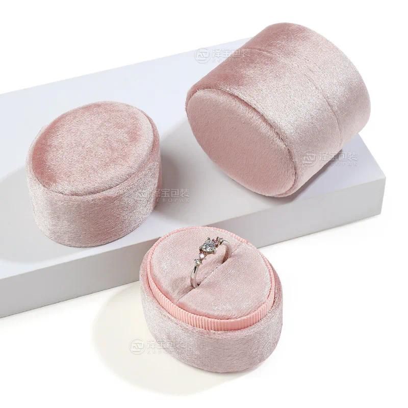 single ring box light pink