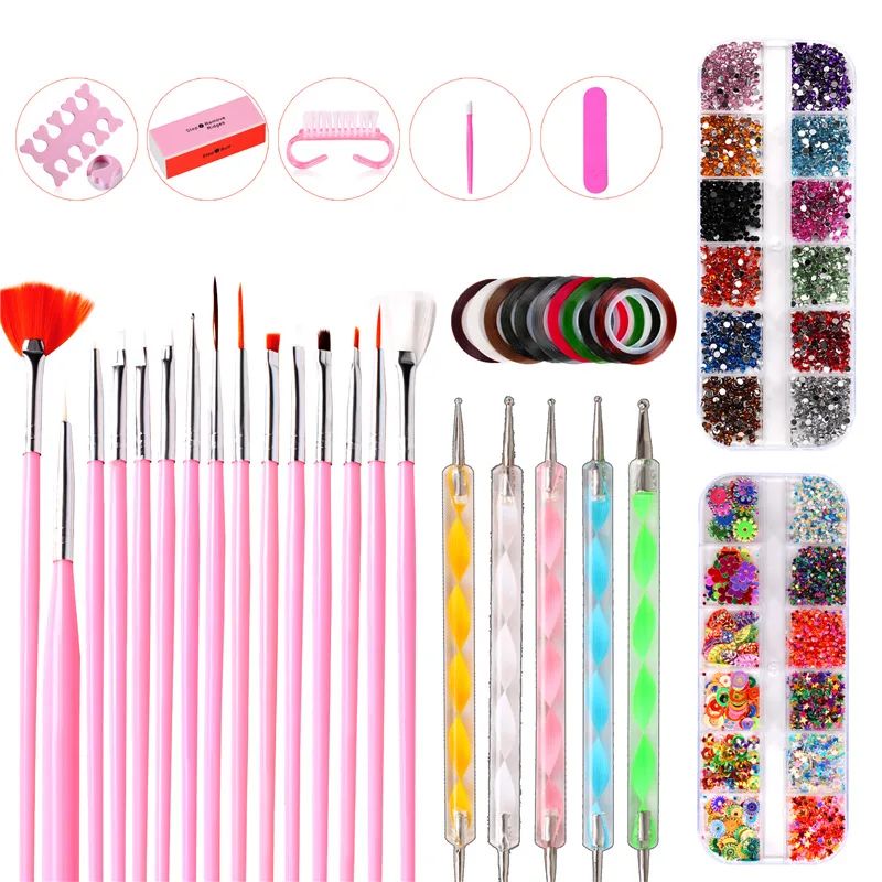 Color:10-piece nail tool