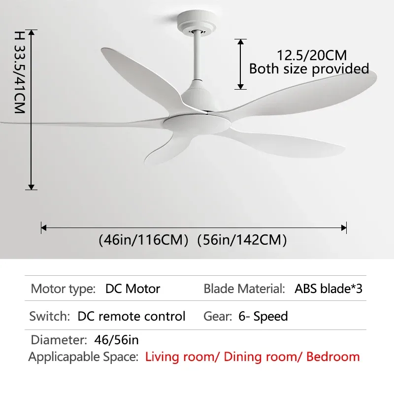 56inch 110V saf beyaz