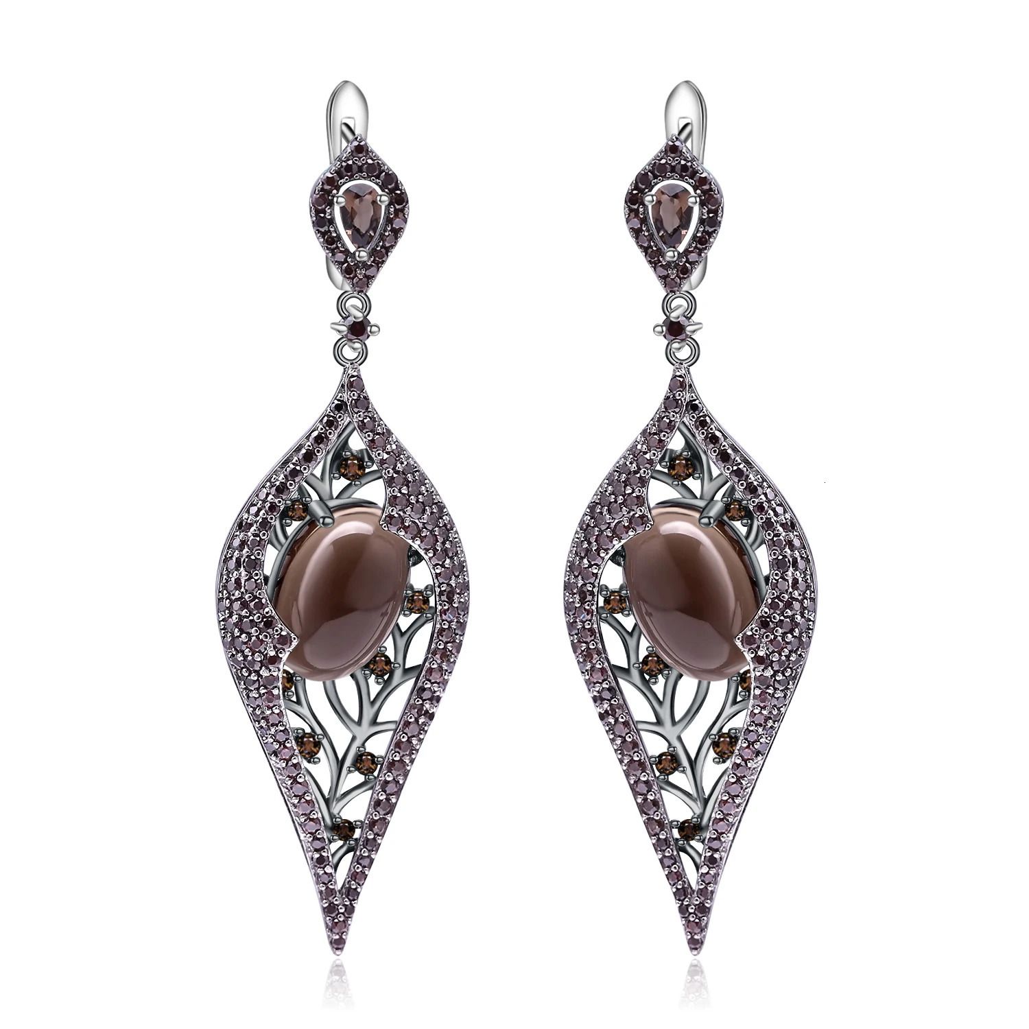 Smoky Quartz-925 Sterling Silver