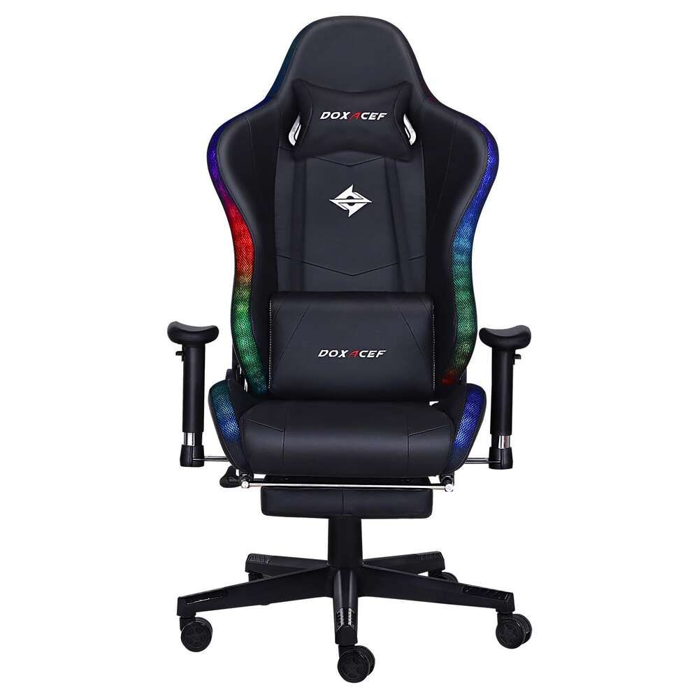 Черное сиденье и спинка RGB