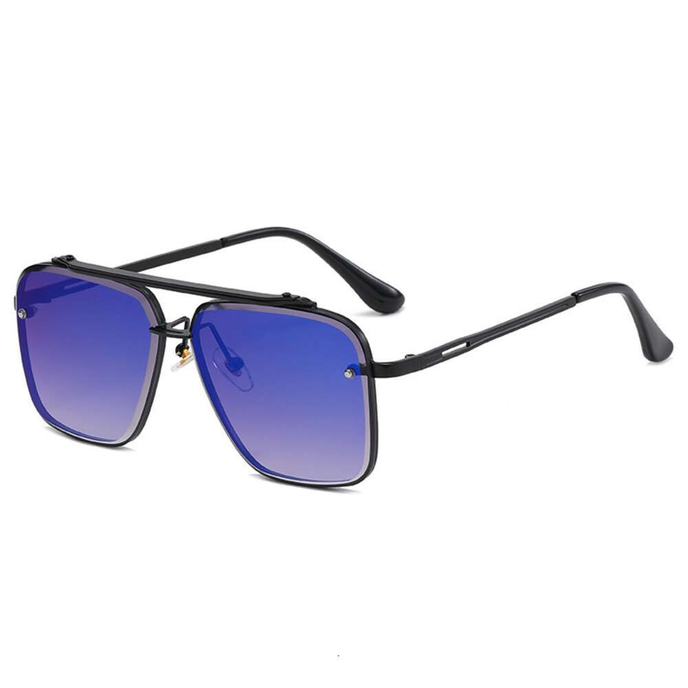 C8 Black Frame Gradient Dark Blue