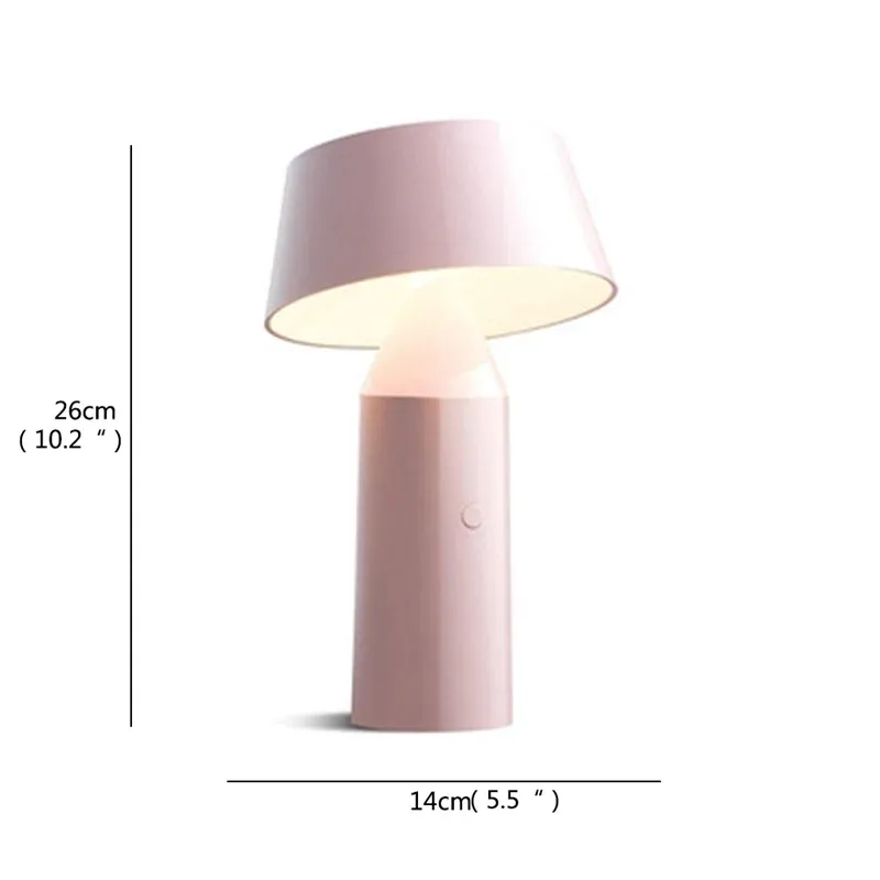 Knopfschalter China EU Plug Pink3