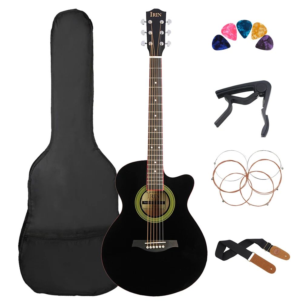 Color:Black GuitarSize:40 inches