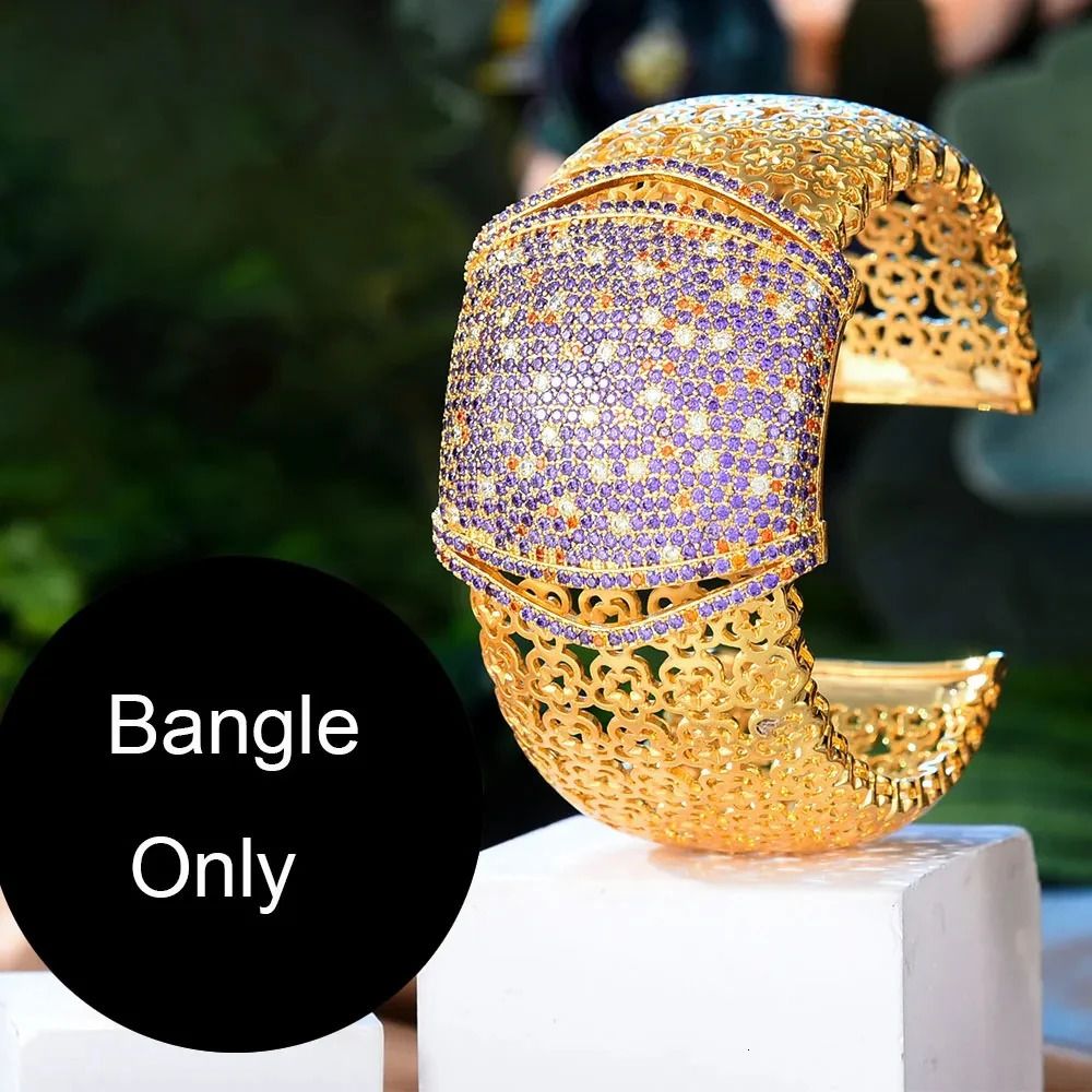 Purple Big Bangle-Respilable