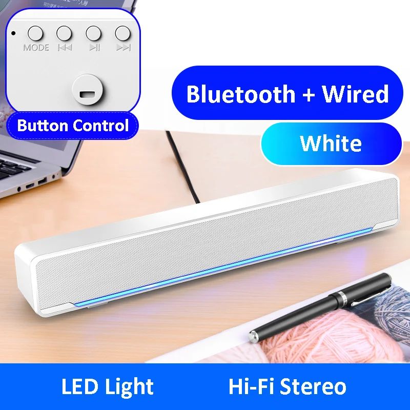 Couleur:Bluetooth blanc