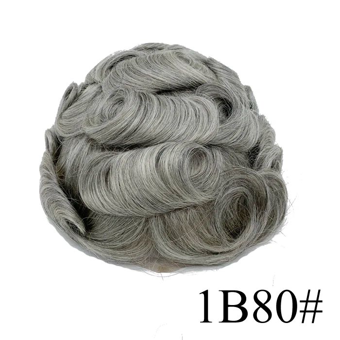 Toupee Color:1B80#