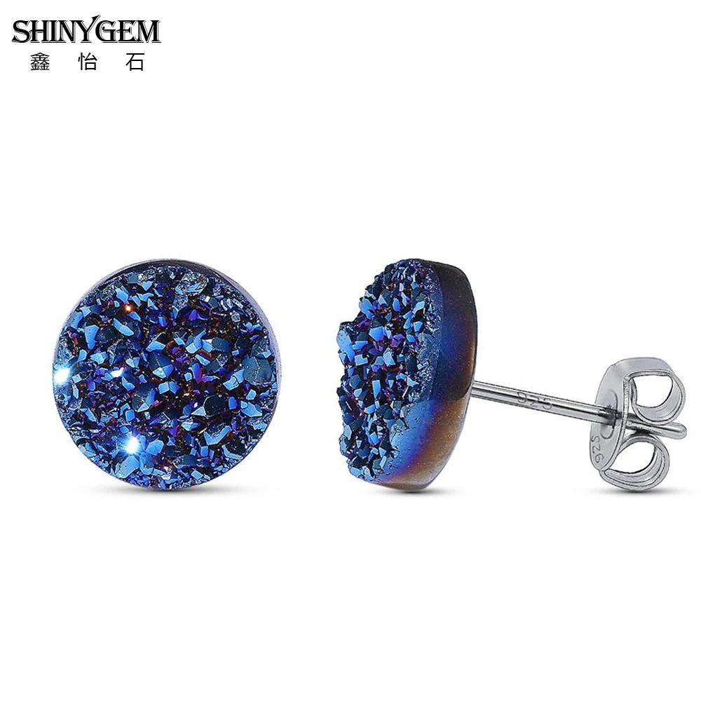 Цвет драгоценного камня: СинийЦвет металла: 8 мм