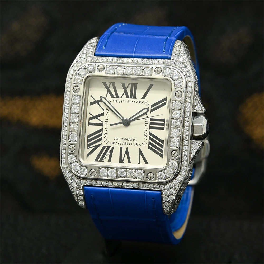 Custom Moissanite Watch