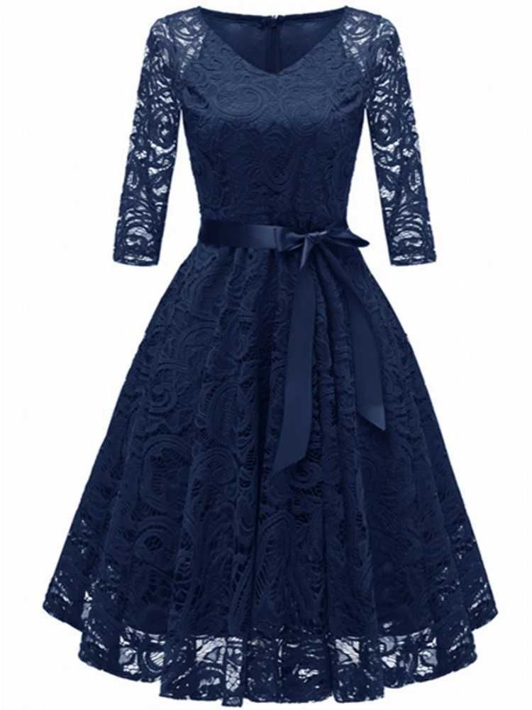 Navy Blue Dress