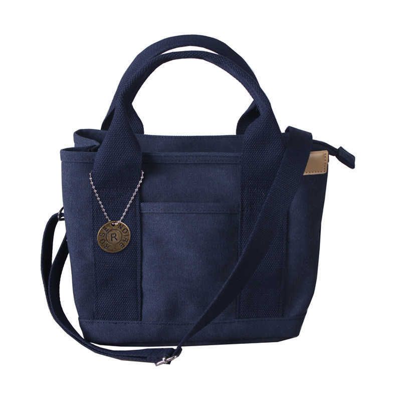 Deep Blue Strap with Shoulder Zipper