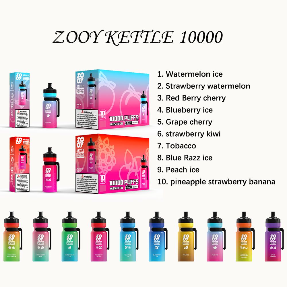 Zooy Kettle 10K Puff-Random Mixed Flavour
