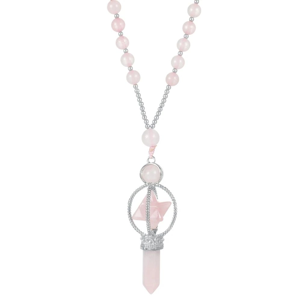 Metal Color:Rose Quartz