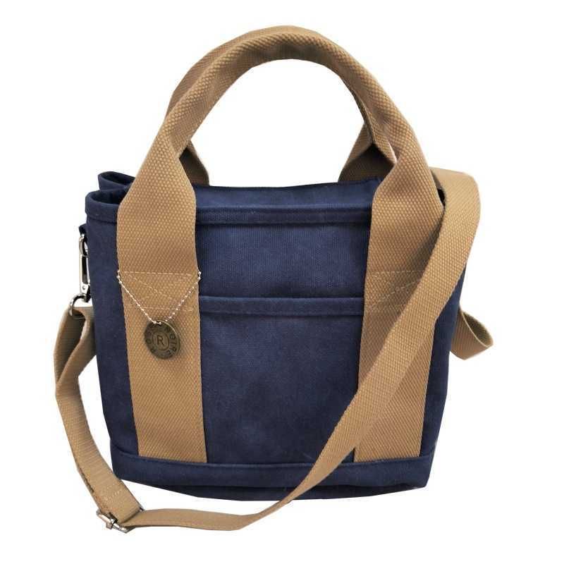 Dark Blue with Khaki Strap And