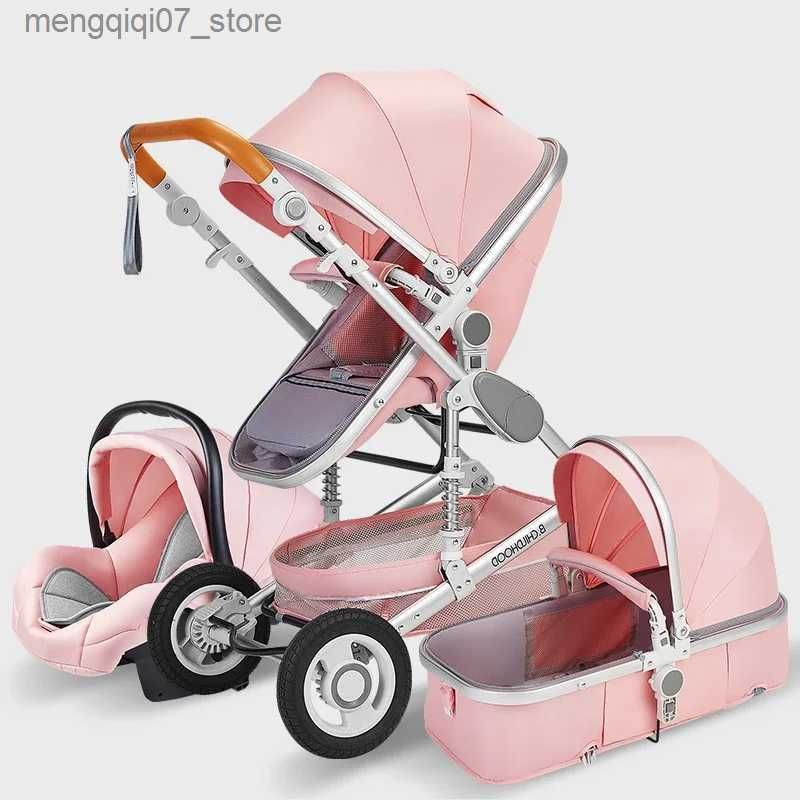 Rosa med Carseat