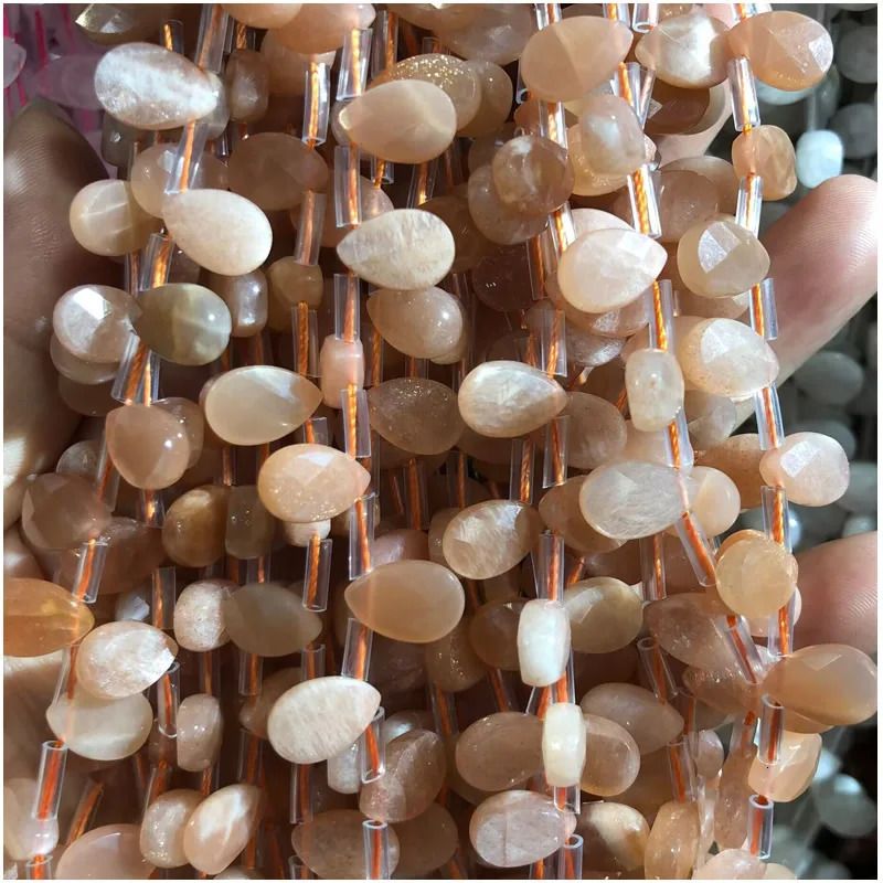 Jindian Sunstone-8x12mm 32 perline