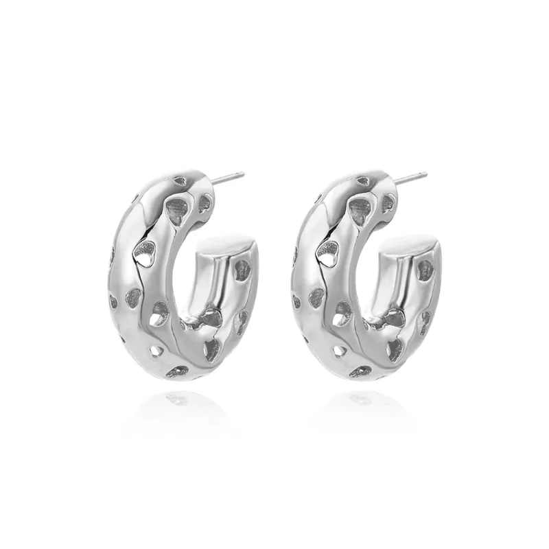 Boucle d'oreille en argent