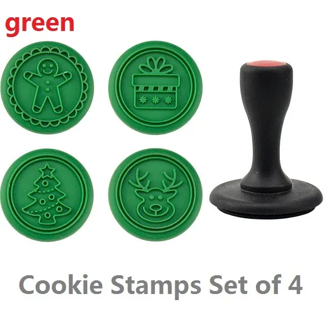 set van 4 (groen)