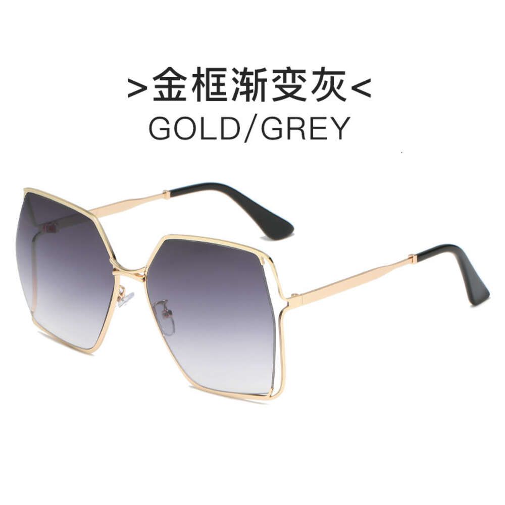 Gold Frame Gradient Grey