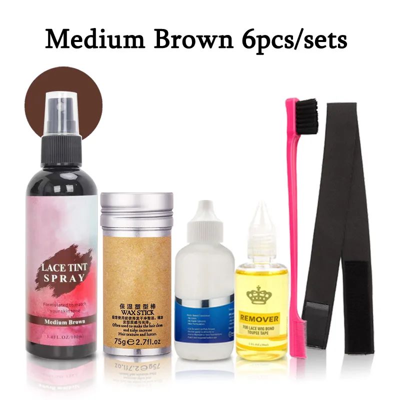 Color:6pcs kit MediumBrown