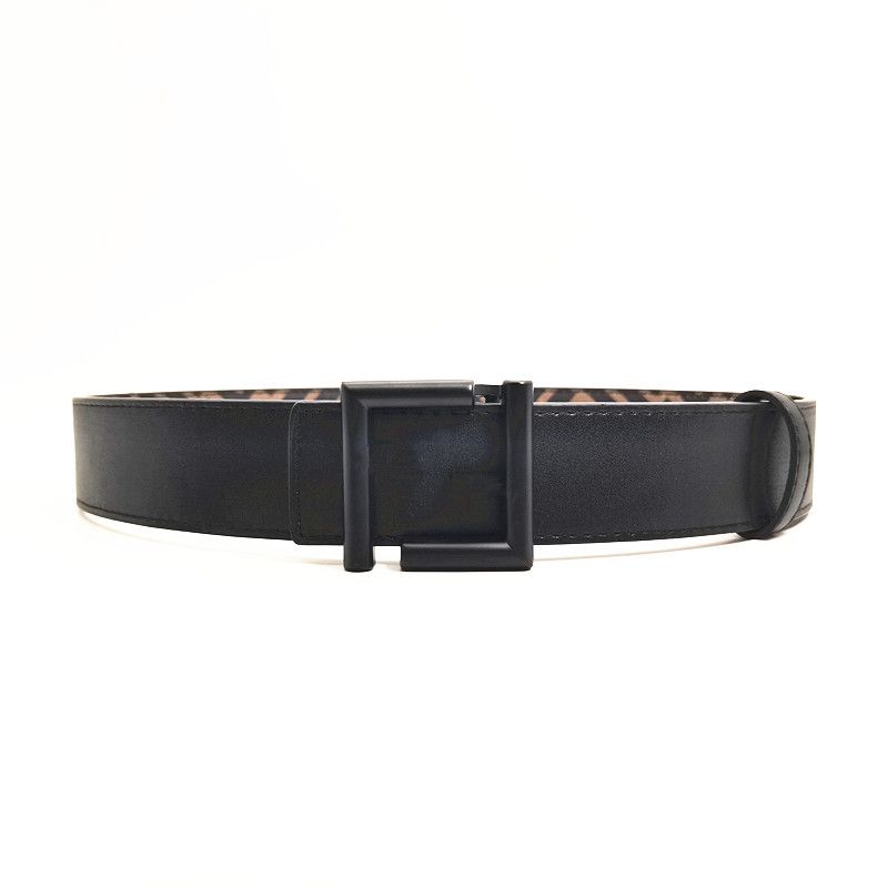Brown belt + black buckle