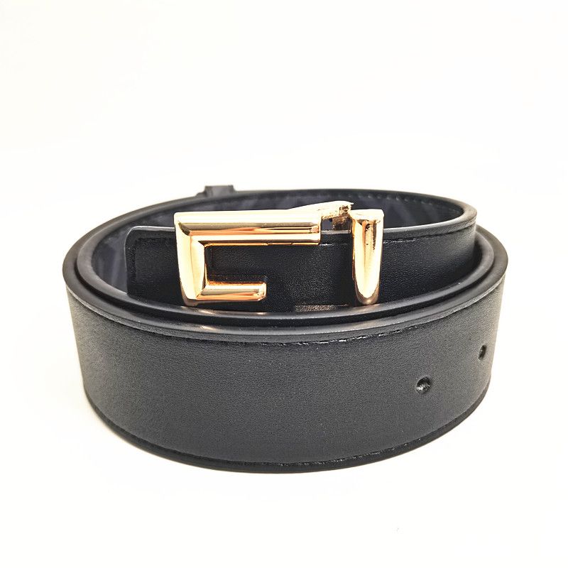 Black belt + gold buckle