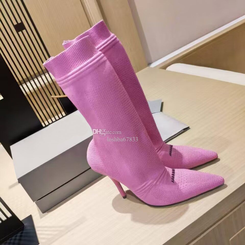 Middle boot Pink