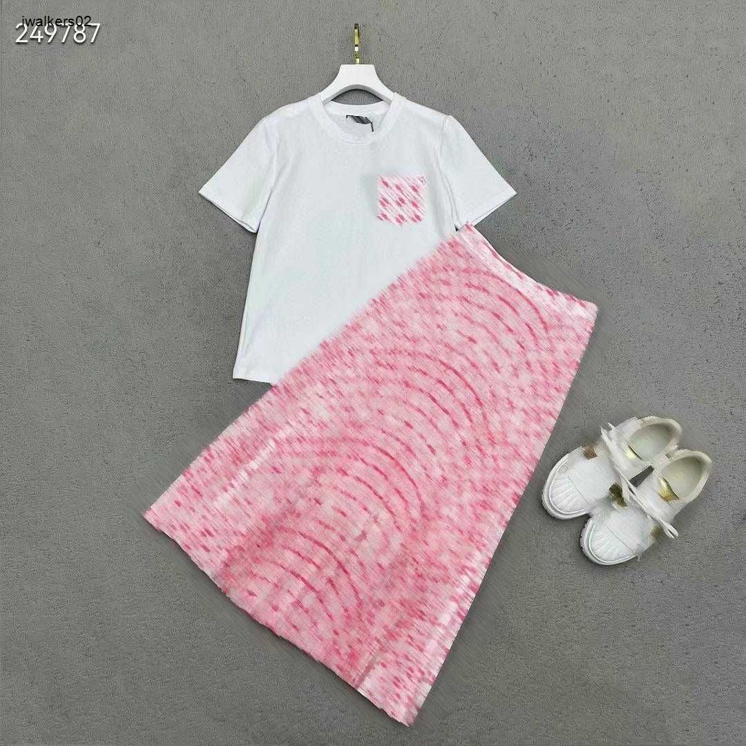 #7-pink skirt set