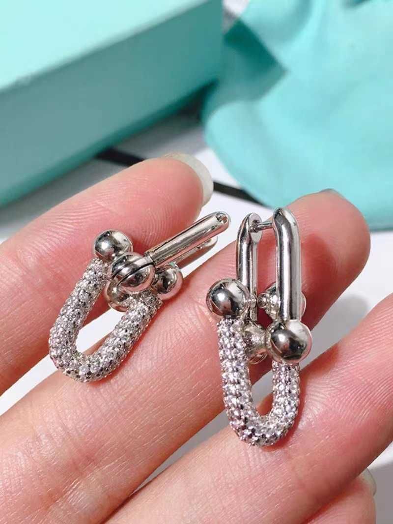 Boucles d'oreilles en diamant en argent