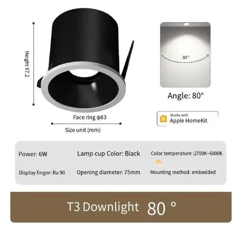 Kolor: Downlight 80Degrees