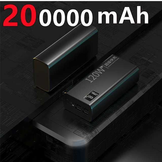 120 W, Schwarz, 20.000 mAh