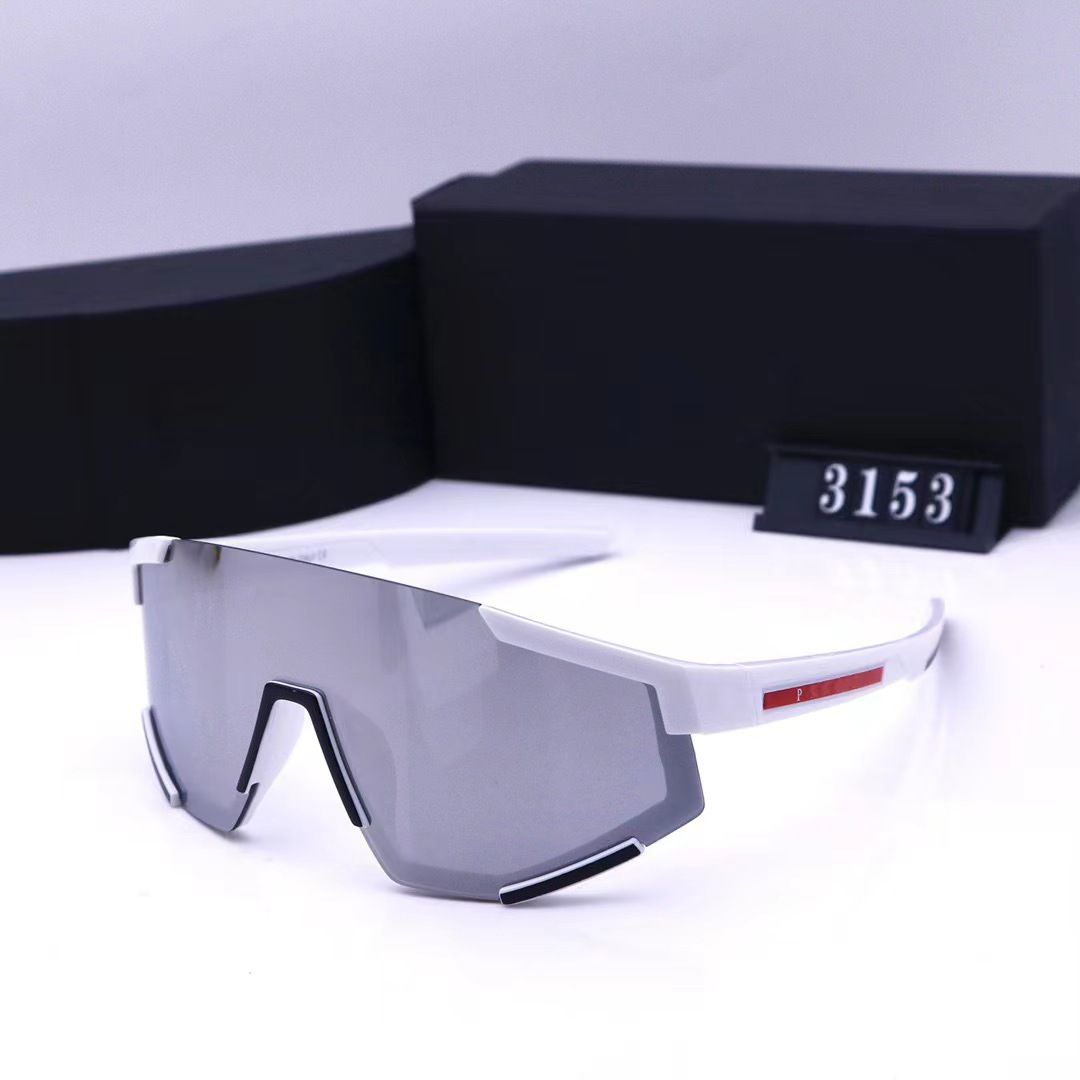 White big framed bright grey lenses