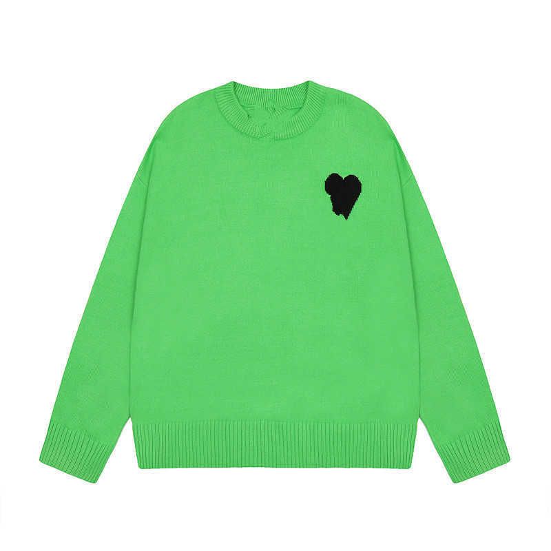 2115 Grass Green Yarn Woven Black Heart