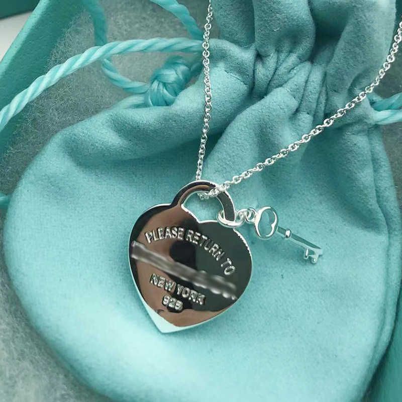Love Key Necklace (Silver Key)