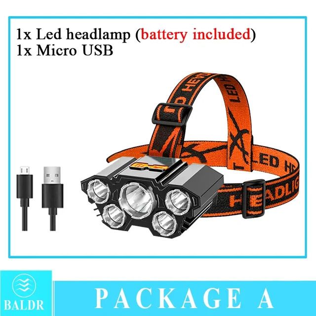 Headlamp a-Built in Battery