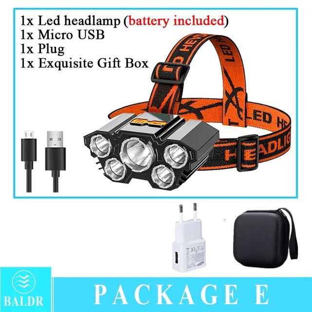 Headlamp f-Built in Battery