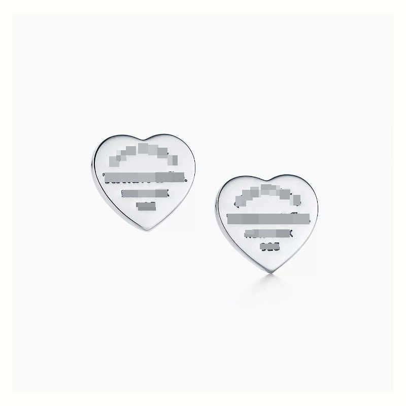 Silver Heart Earrings-925 Silver