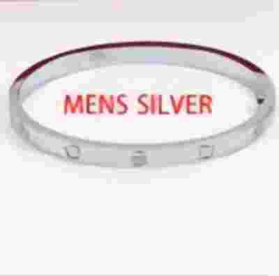 Hommes Silver Pas de diamant