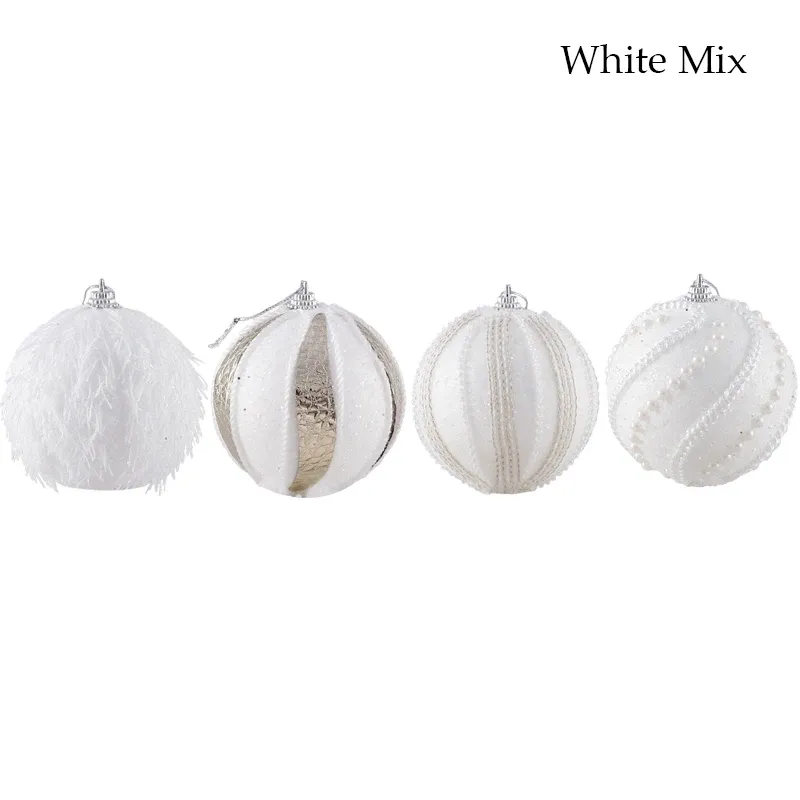 4pcs White Mix