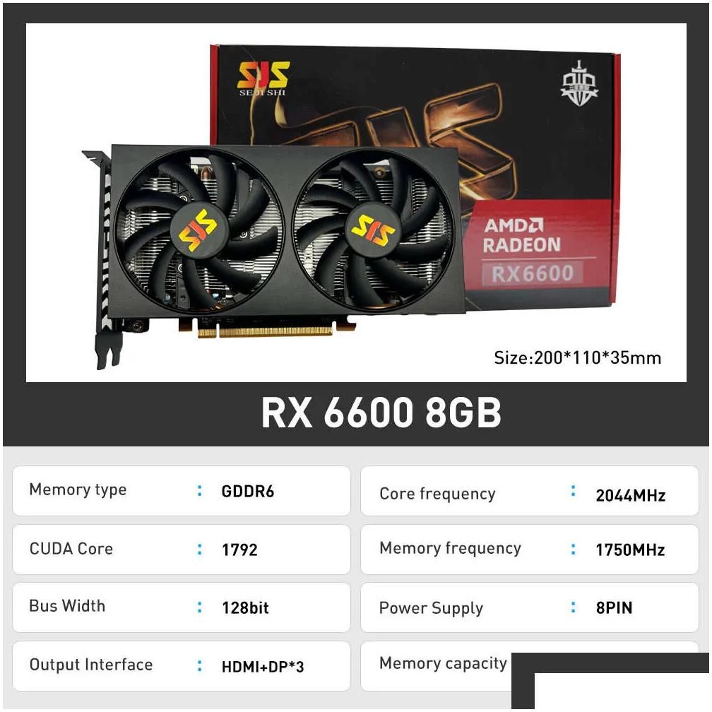 Rx 6600 8 Go de puissance