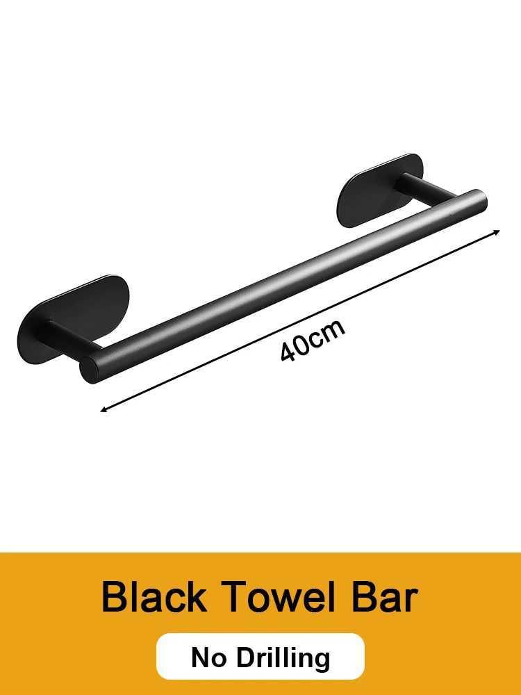 Black Towel Bar