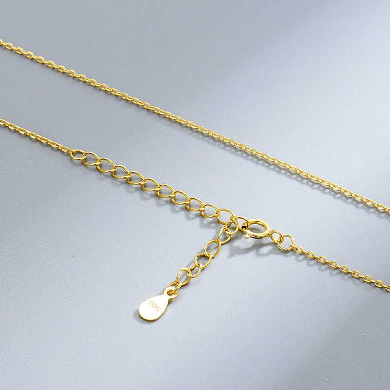 Gold Plated Cross Chain 40+5cm-925 Sil