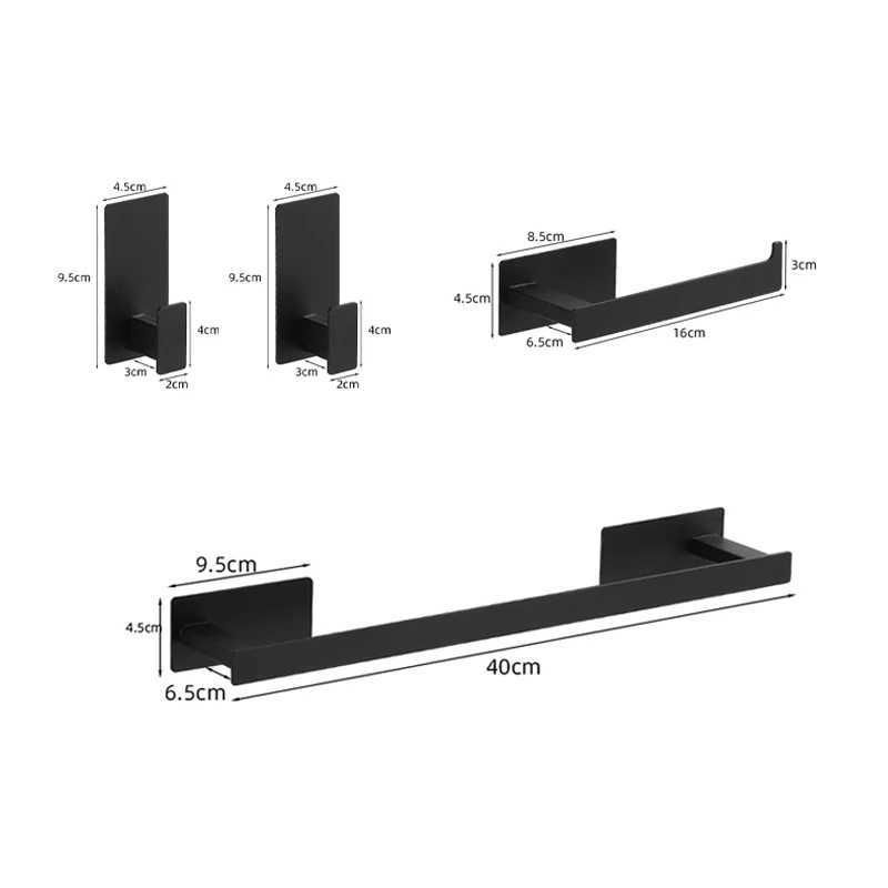 Zwarte 4pcs set b