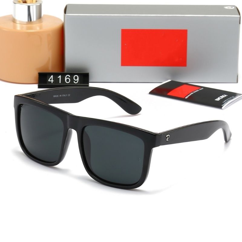 1#(occhiali da sole+scatola per occhiali da sole)