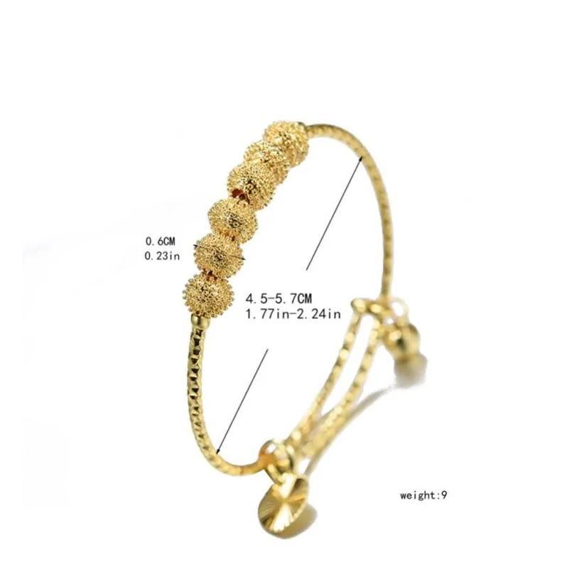 Style2 Baby Bangles Gold 58-60Mm