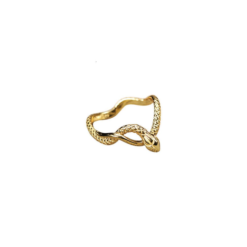 Spirit Snake Ring (Yellow Gold)